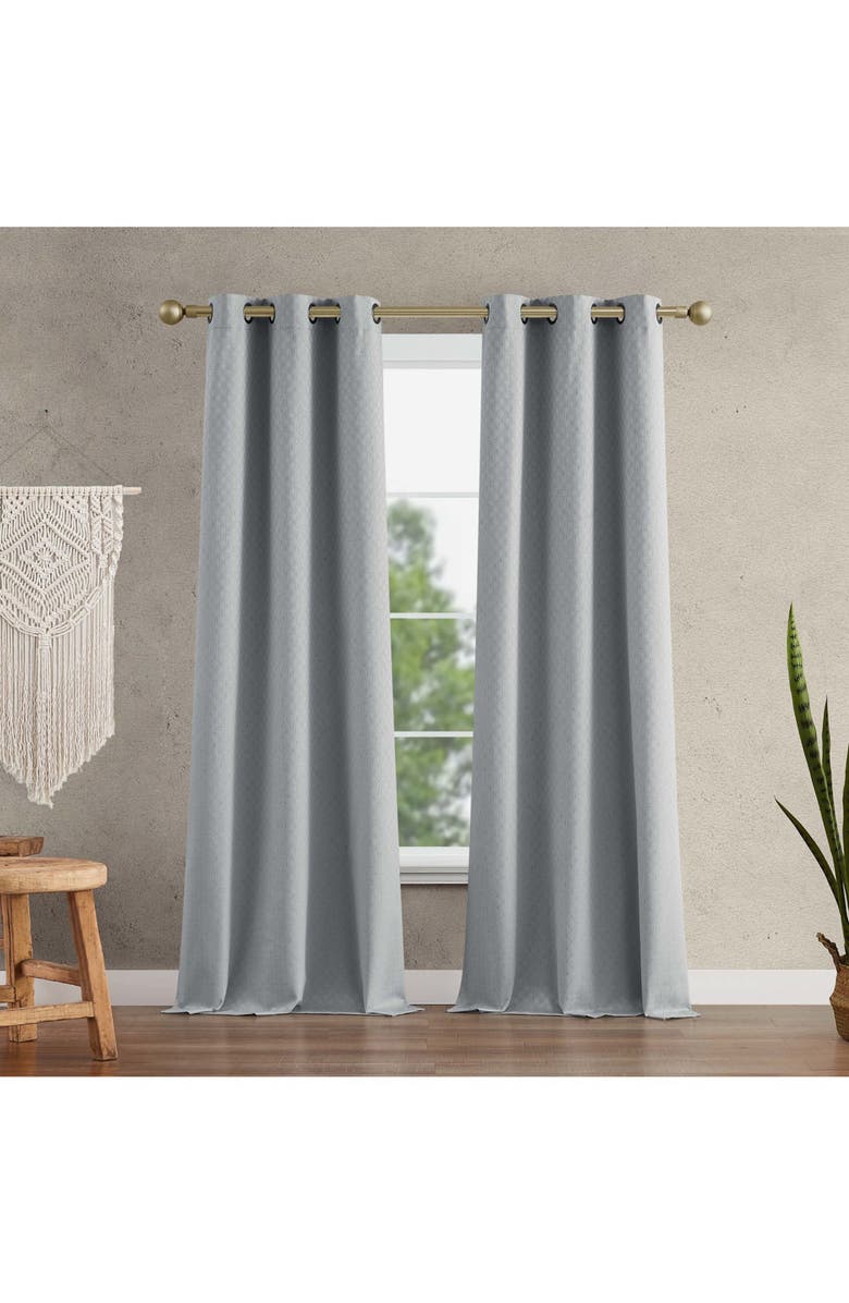 Jessica Simpson Faye Set of 2 Curtain Panels, Main, color, Light Grey