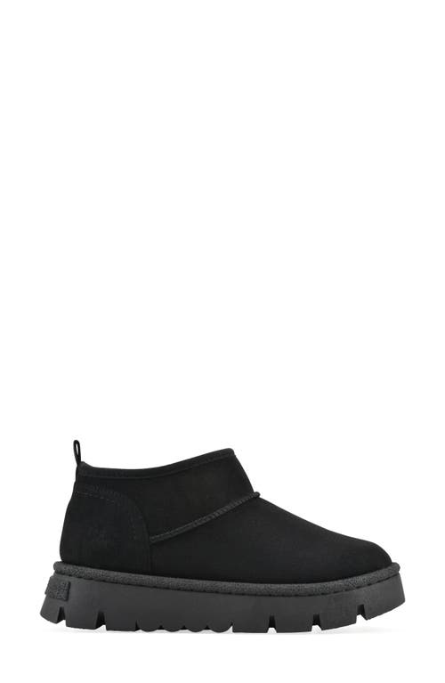 White Mountain Footwear Toree Faux Fur Lined Platform Boot In Black