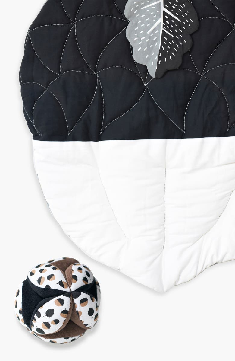 Wee Gallery Acorn Playmat with Crinkle Toy and Clutch Ball Bundle, Main, color, Woodland