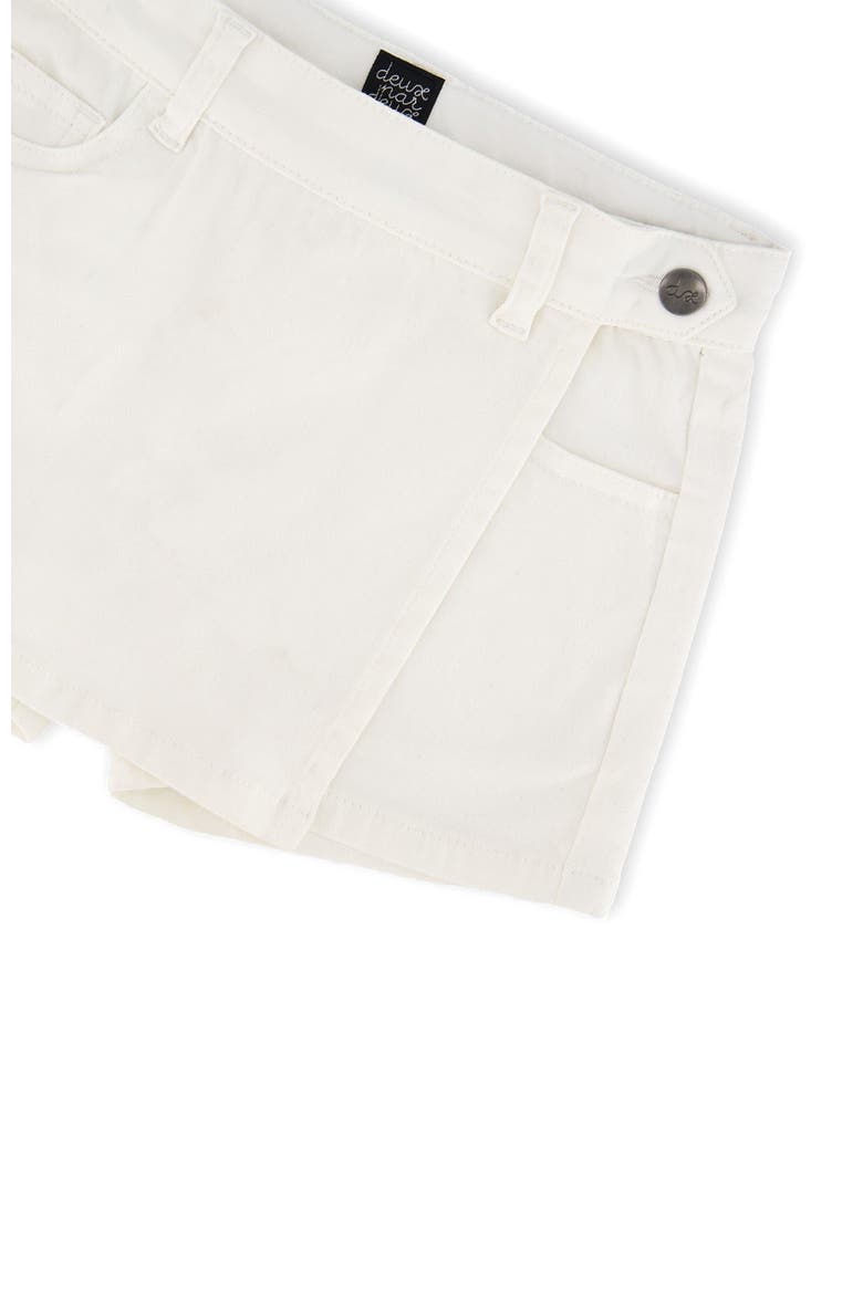 Soft Stretch Side Pocket Twill Skort, Alternate, color, White