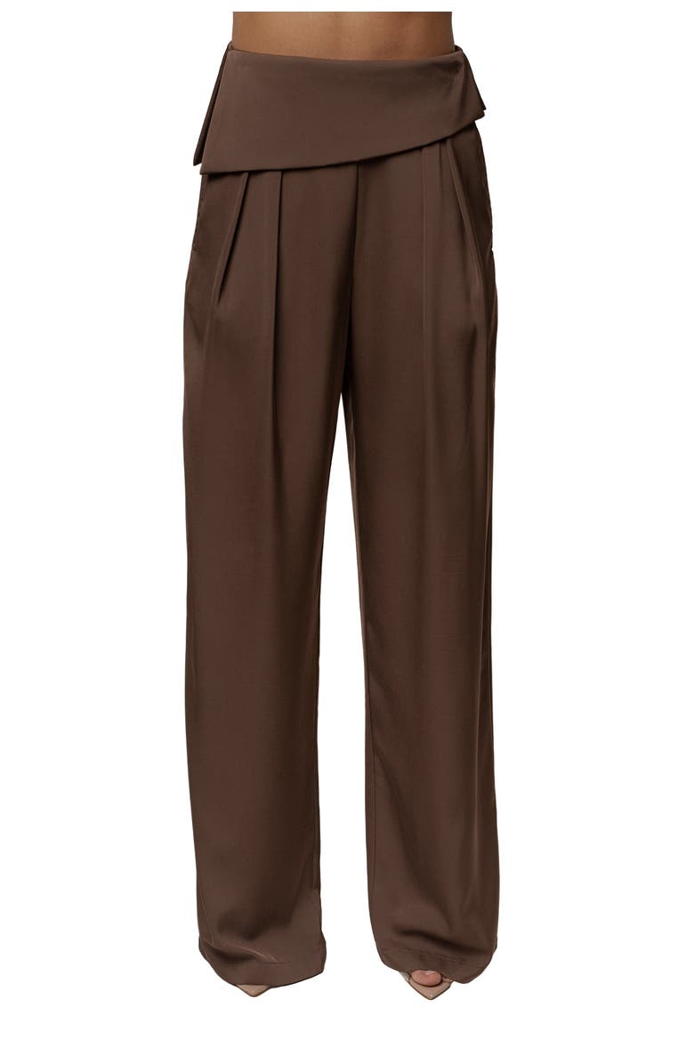 JLUXLABEL Executive Trousers, Main, color, Chocolate