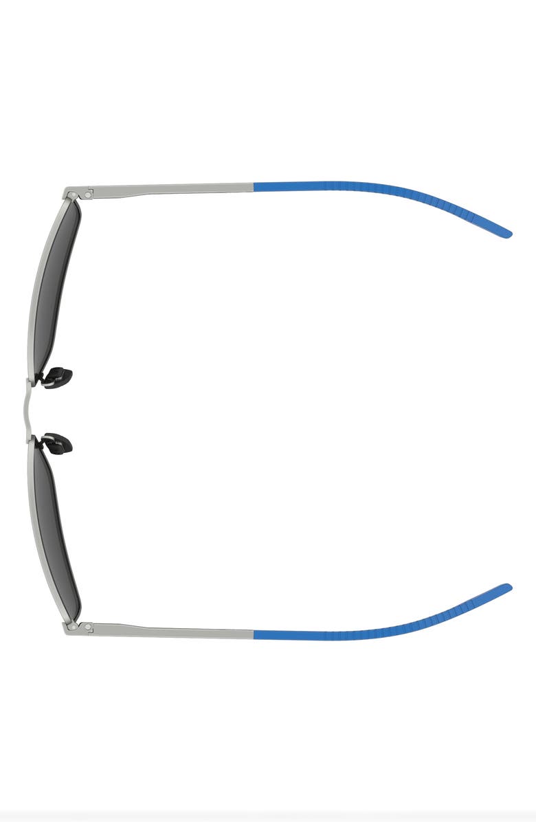 Under Armour Square Sport Sunglasses, Alternate, color, Matte Ruthenium Blue