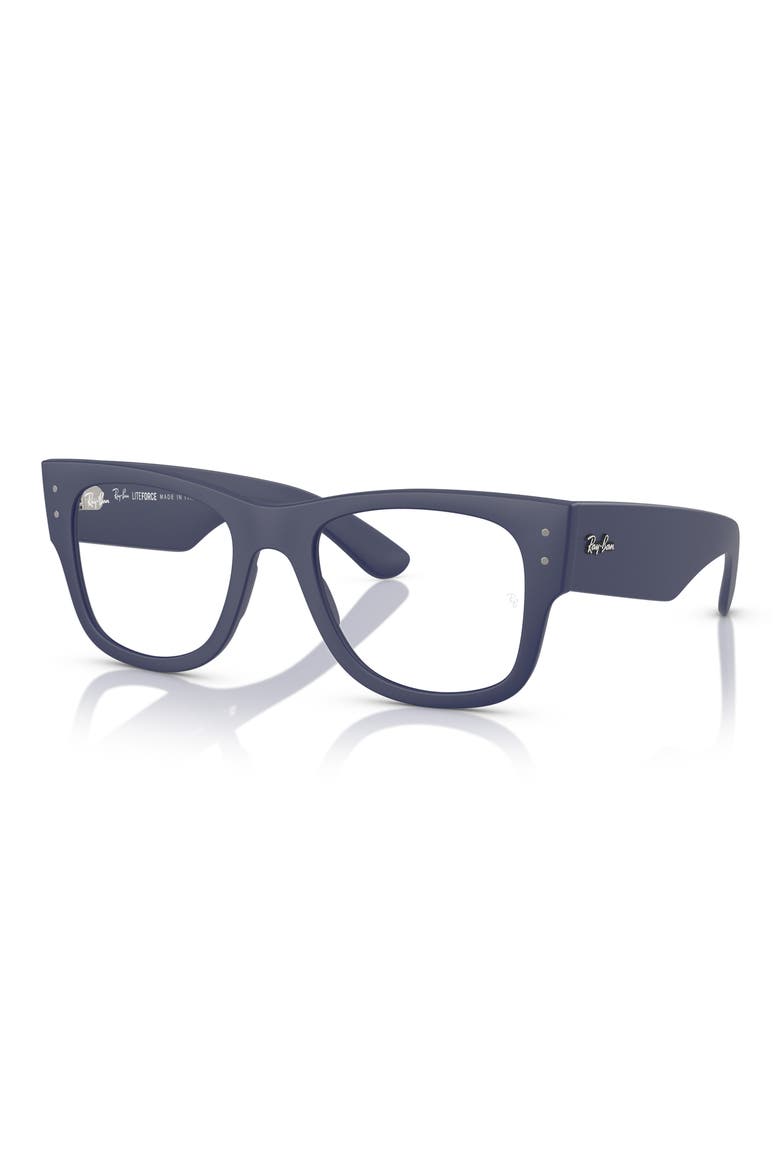 52mm Square Optical Glasses, Alternate, color, BLUE