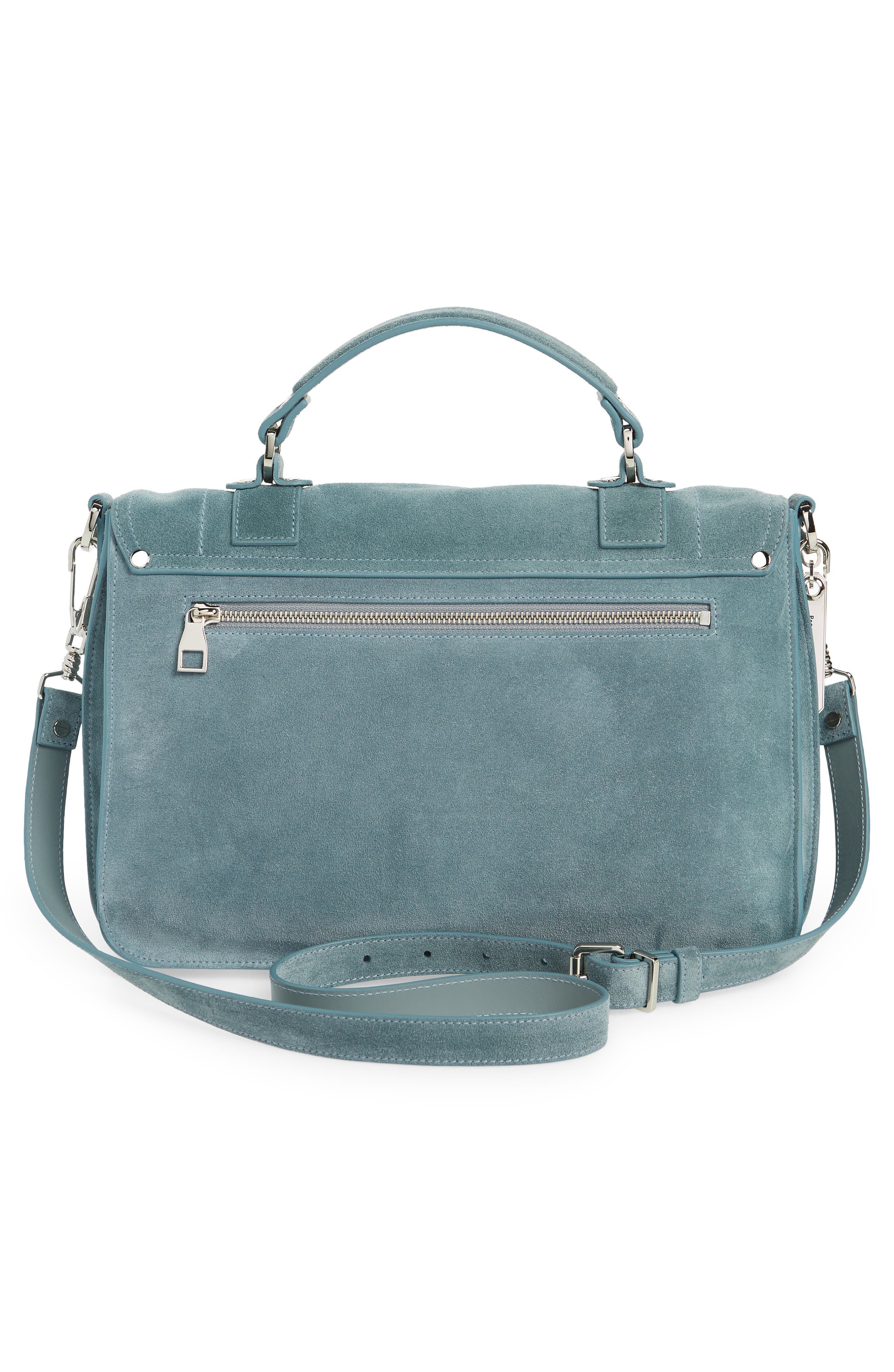 Proenza Schouler Medium PS1 Suede Crossbody Bag, Alternate, color, 