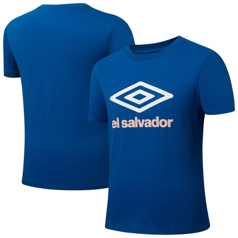 Men
s Umbro  Blue El Salvador National Team Graphic T-Shirt