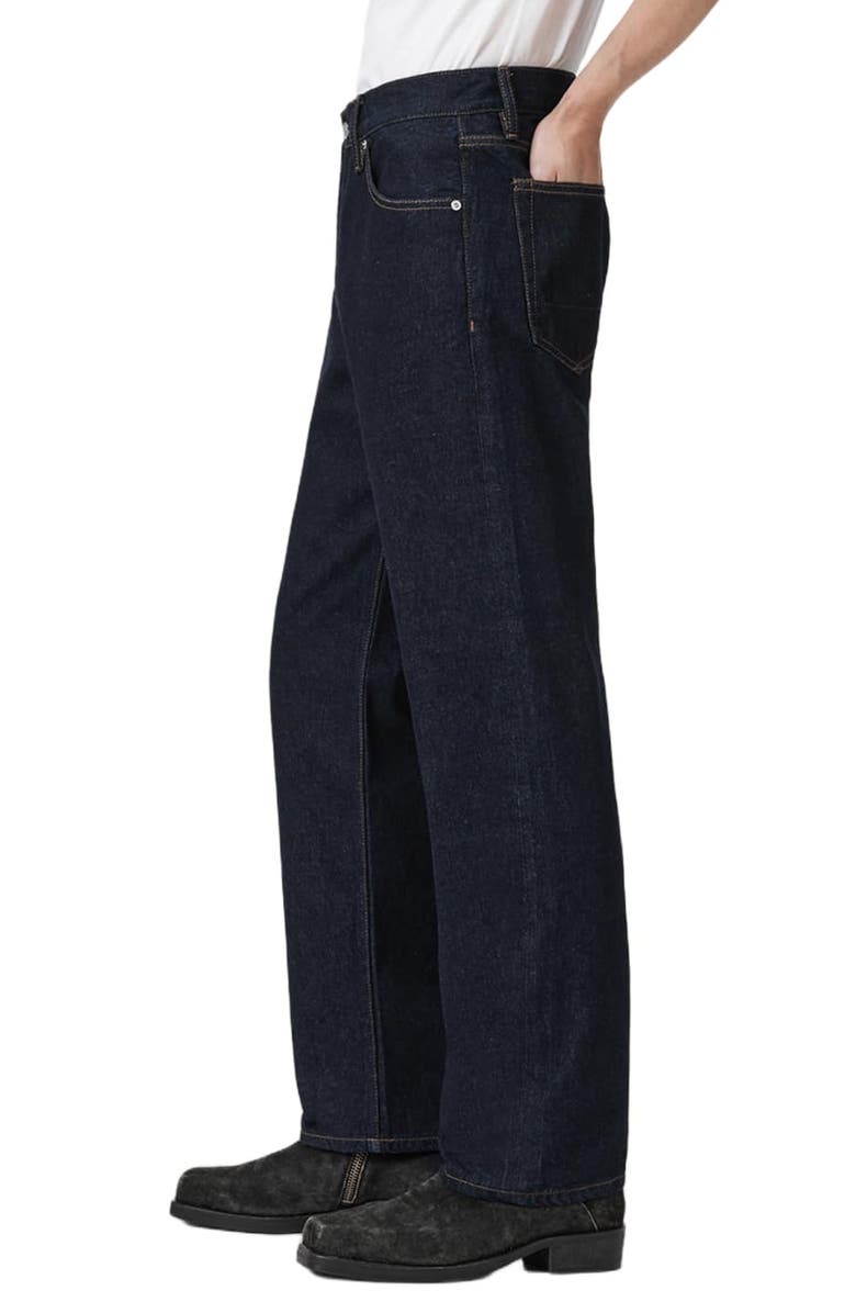 AllSaints Reid Straight Leg Jeans, Alternate, color, Rinse Selvedge