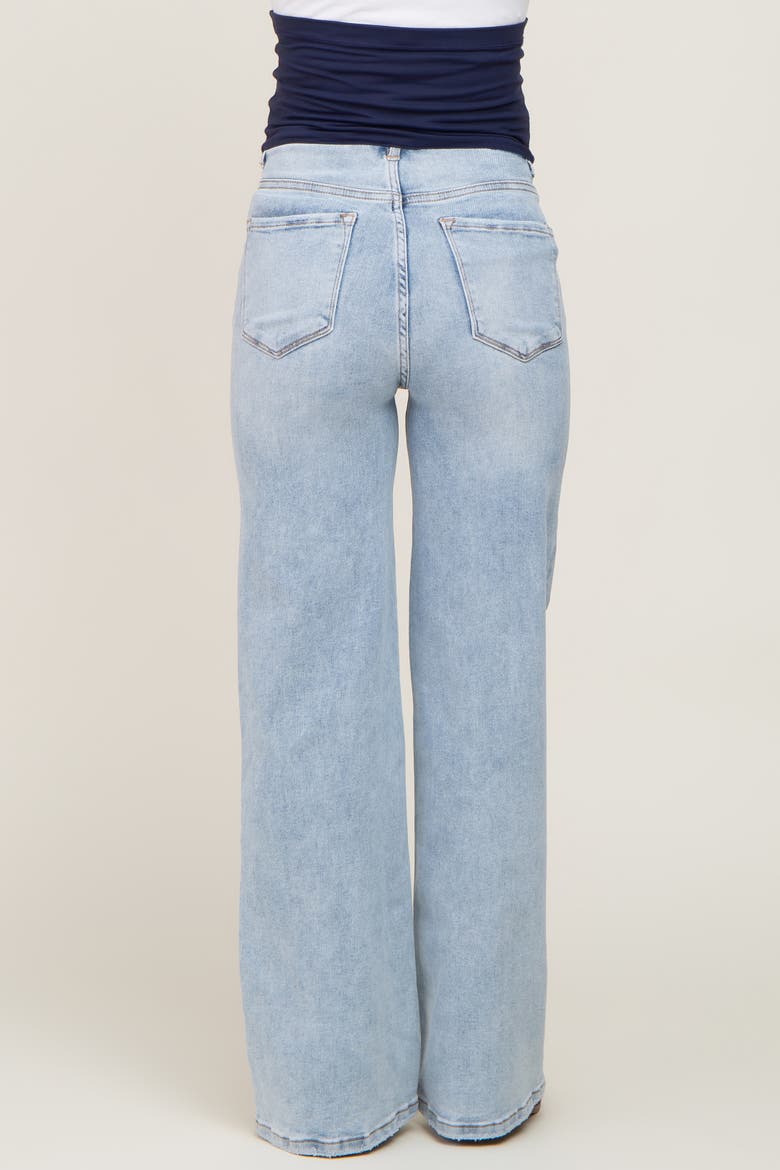 Wide Leg Maternity Jeans, Alternate, color, Light Blue