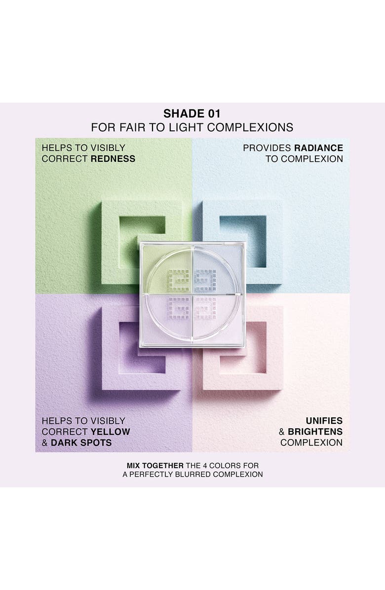 Givenchy Mini Prisme Libre Illuminating
Color-Correcting Loose Powder, Alternate, color, 01 Mousseline Pastel