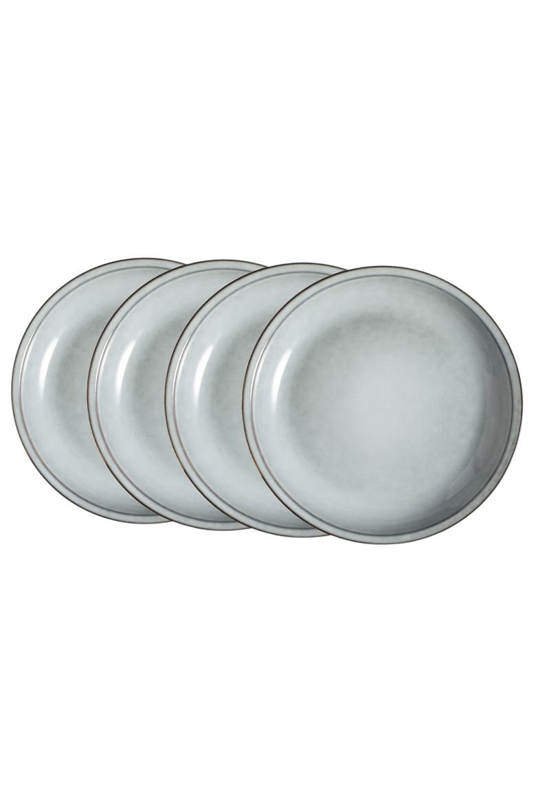 Lily Stoneware Dessert Plate 8" Set of 4, Main, color, Blue