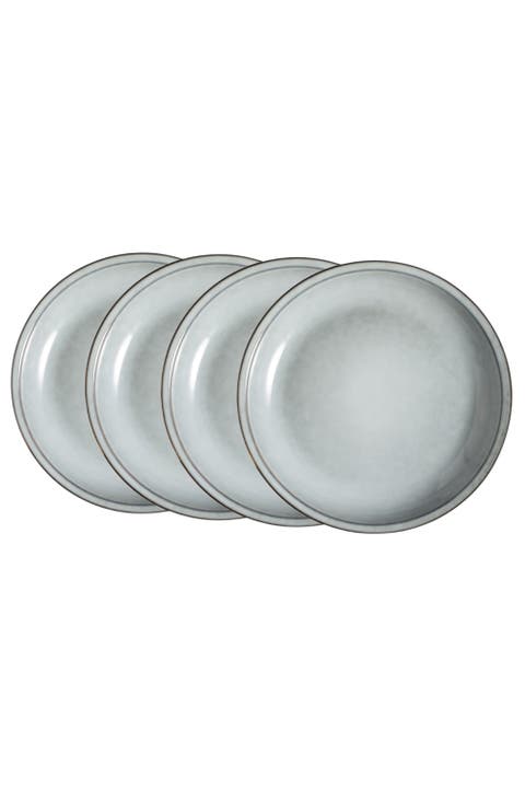 Lily Stoneware Dessert Plate 8" Set of 4