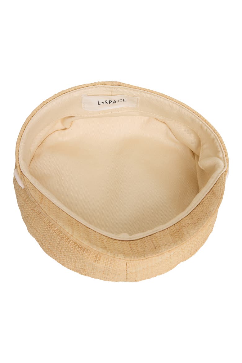 Alfama Straw Newsboy Hat, Alternate, color, NATURAL