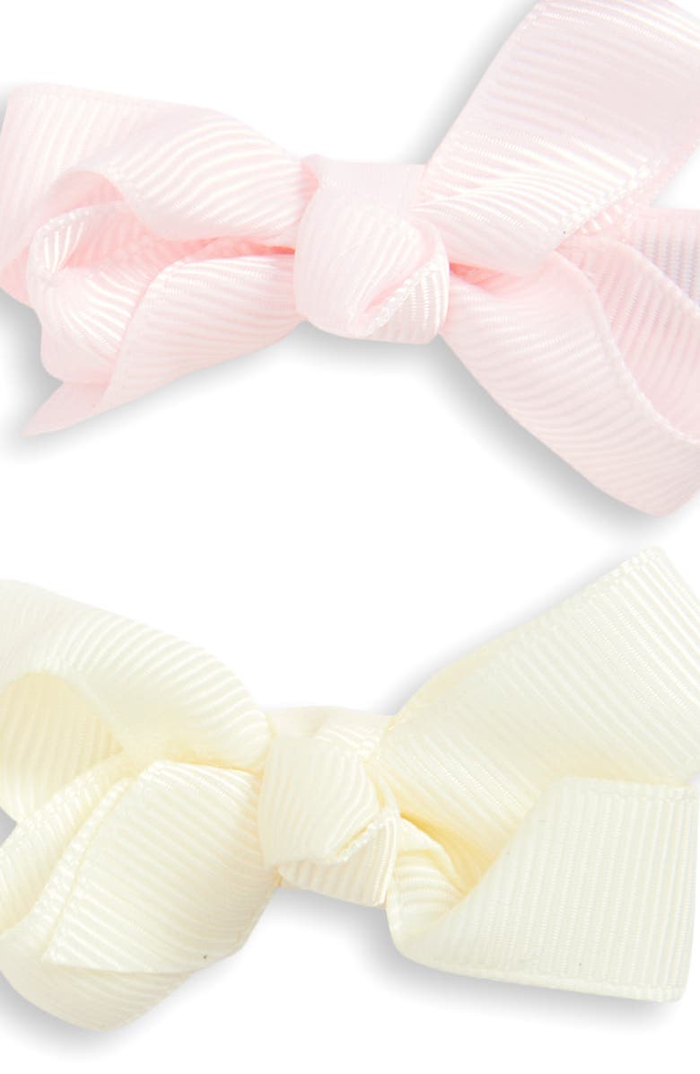 Capelli New York Kids' Assorted 8-Pack Bow Clips, Alternate, color, Natural Combo