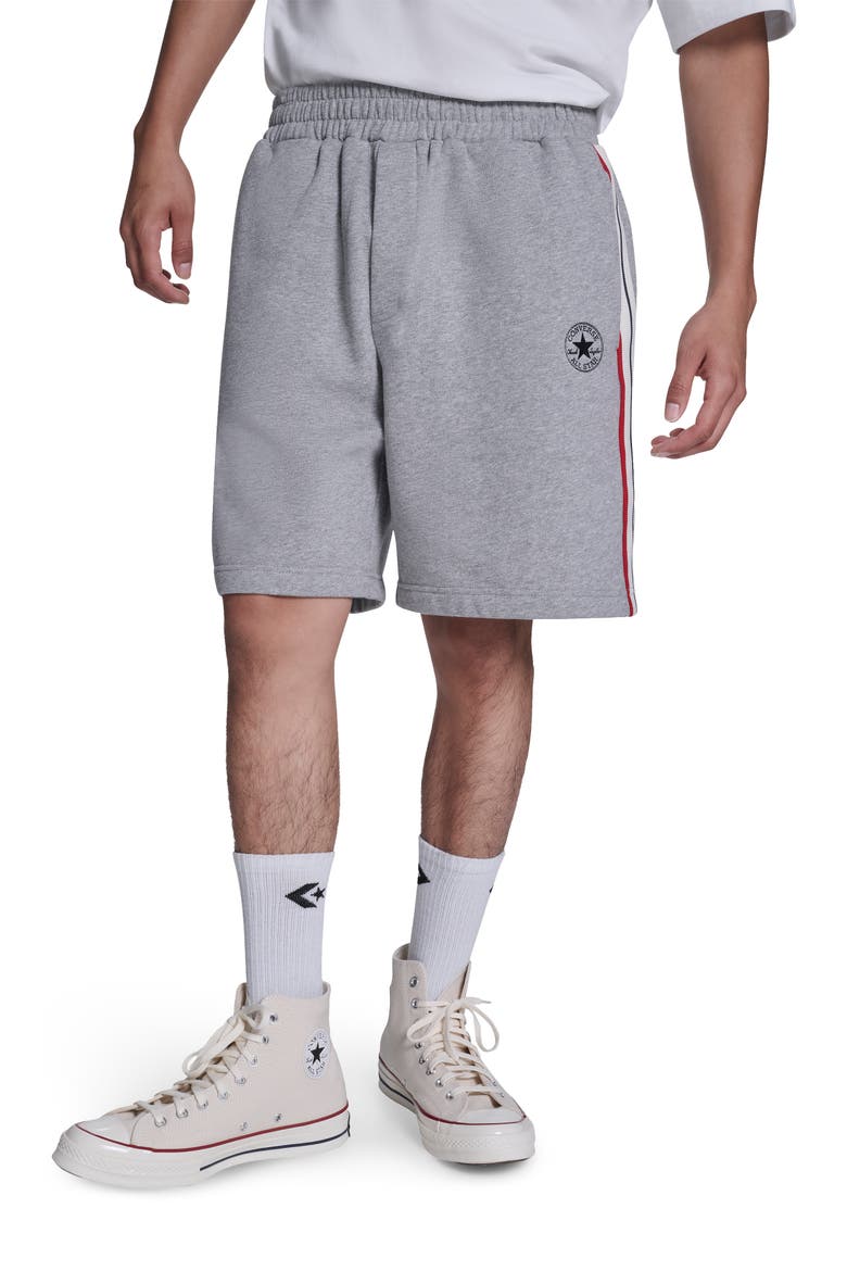 Chuck Taylor Sweatshort, Alternate, color, VINTAGE GREY HEATHER