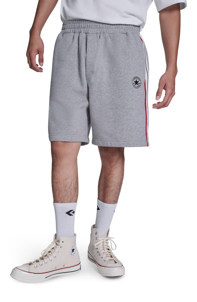 Converse Chuck Taylor Sweatshort, Alternate, color, Vintage Grey Heather