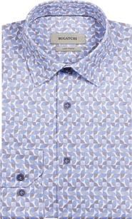 Bugatchi James OoohCotton® Retro Print Button-Up Shirt