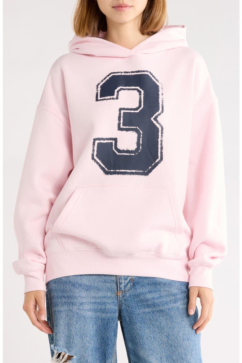 Three Hoodie, Main, color, PINK