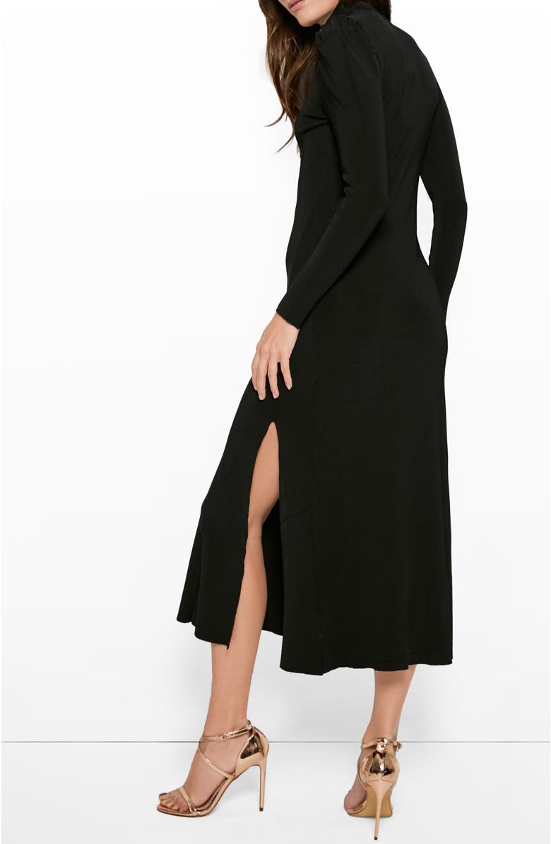 AS by DF Harvest Moon Knit Dress, Alternate, color, Black