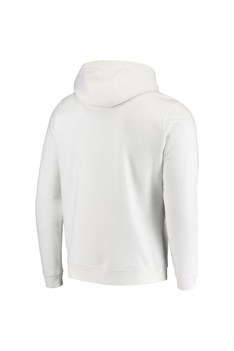 Men's Nike White Ohio State Buckeyes Vintage School Logo Pullover Hoodie, Alternate, color, White