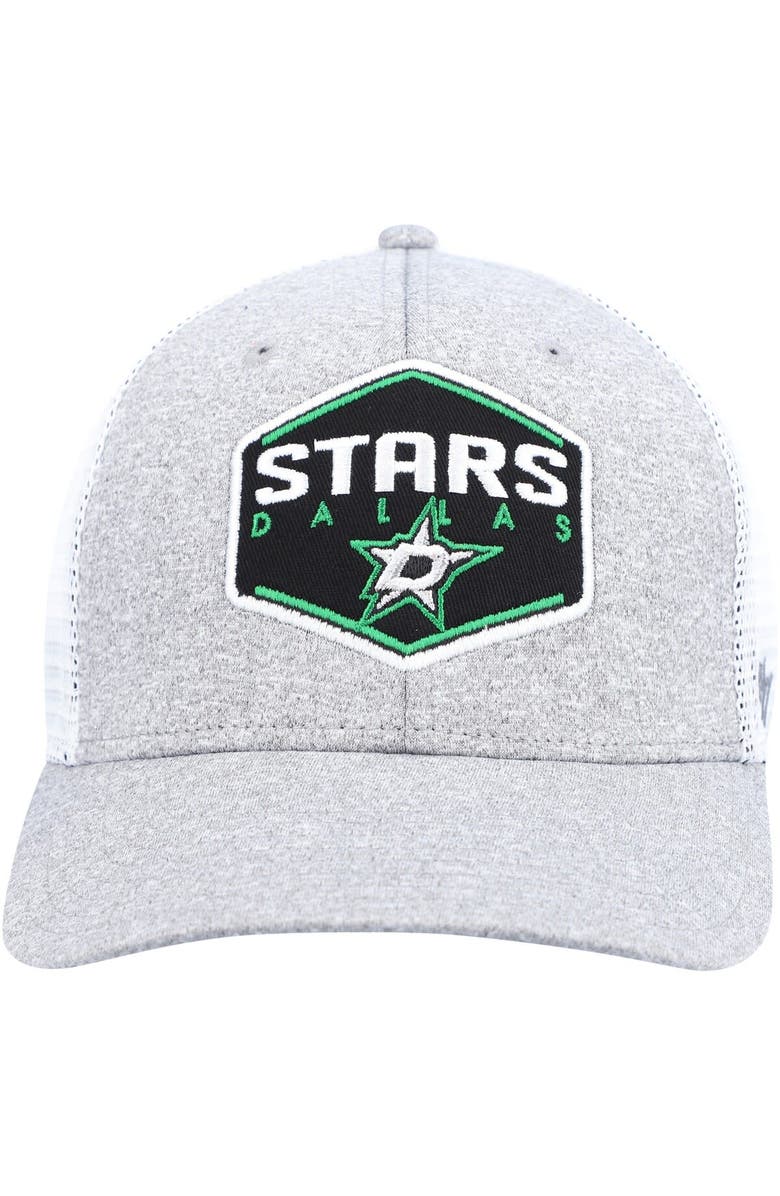 '47 Men's '47 Gray Dallas Stars Hitch Contender Flex Hat, Alternate, color,