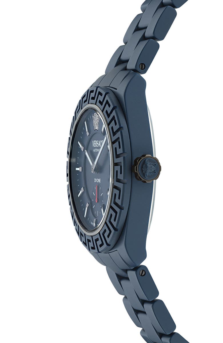 Versace DV One Ceramic Bracelet Chronograph Watch, 43mm, Alternate, color, 