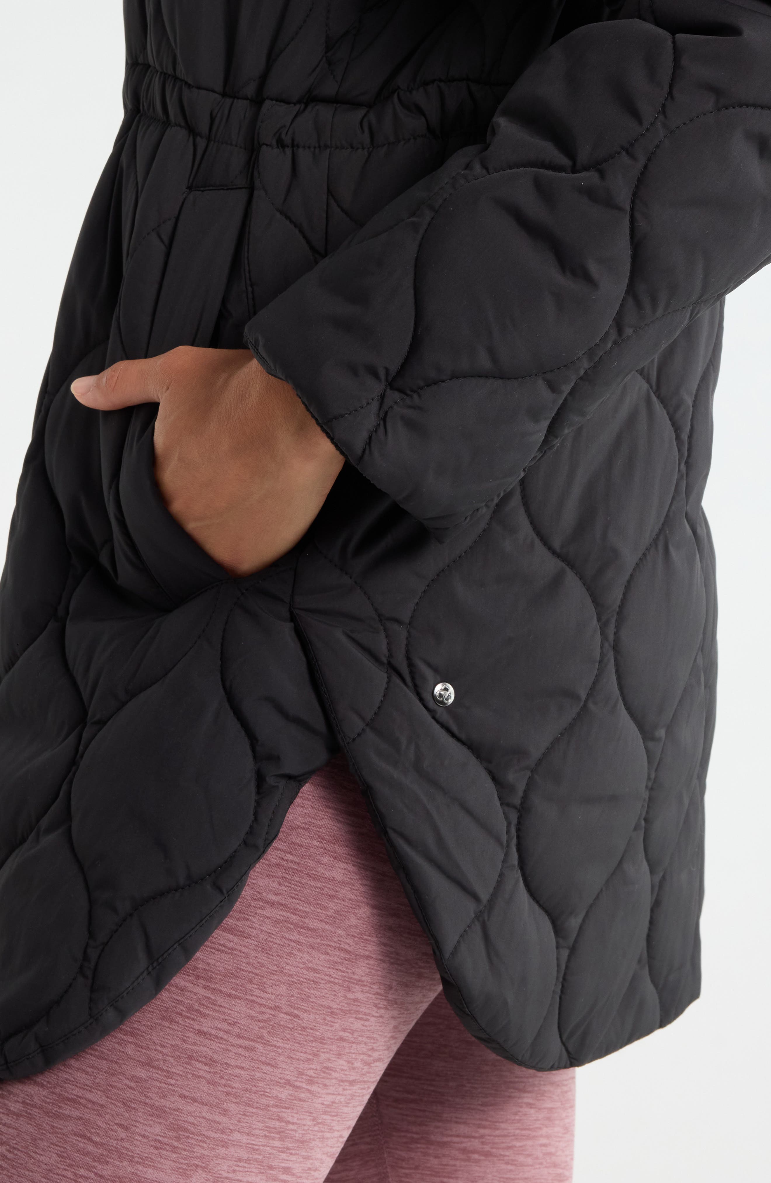 Женские куртки Zella Skyline Longline Quilted Jacket — фото 8