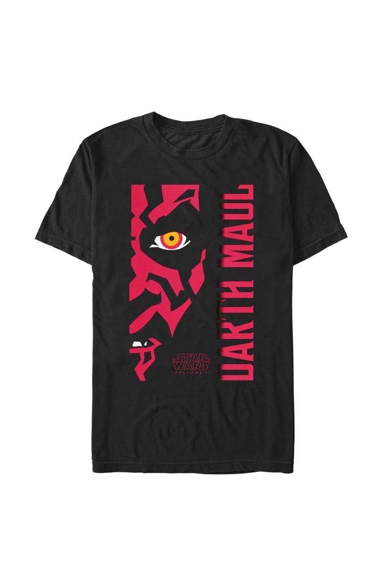 Star Wars Men's Star Wars Darth Maul  Graphic T-Shirt, Alternate, color, Black