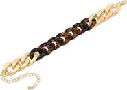 JARDIN Acrylic Curb Chain Bracelet
