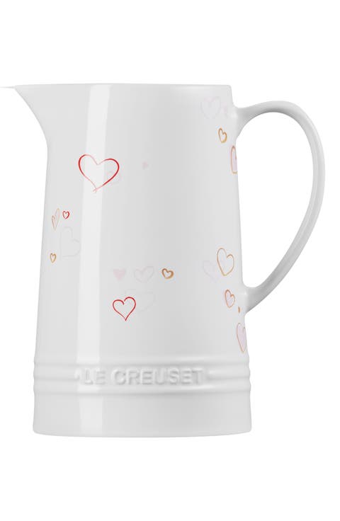 Mon Coeur 1.6-Quart Signature Stoneware Pitcher