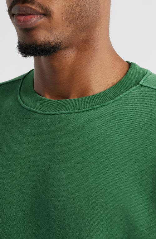Elwood Core Oversize Crewneck Sweatshirt In Green