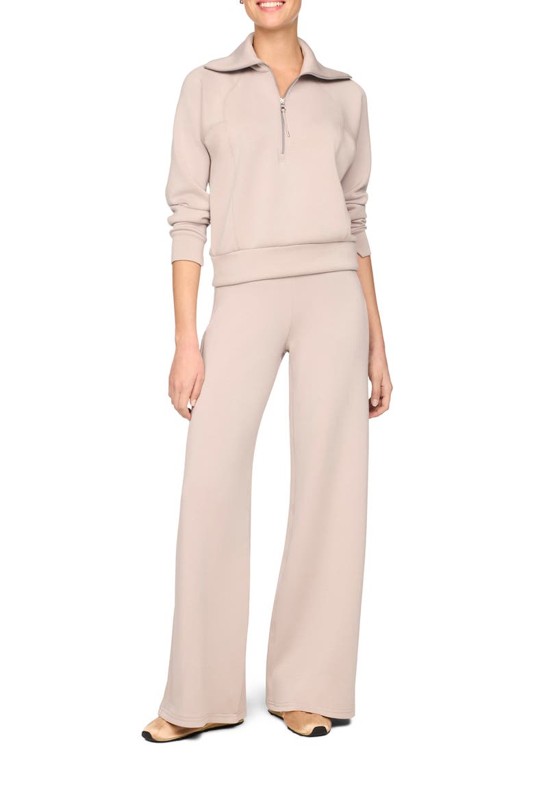 AirEssentials Half Zip Sweatshirt, Alternate, color, MUSHROOM