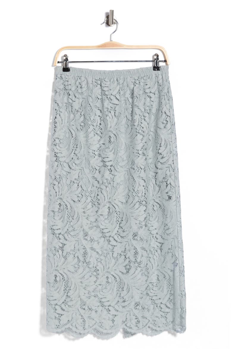 Lydia Lace Skirt, Main, color, SLATE BLUE