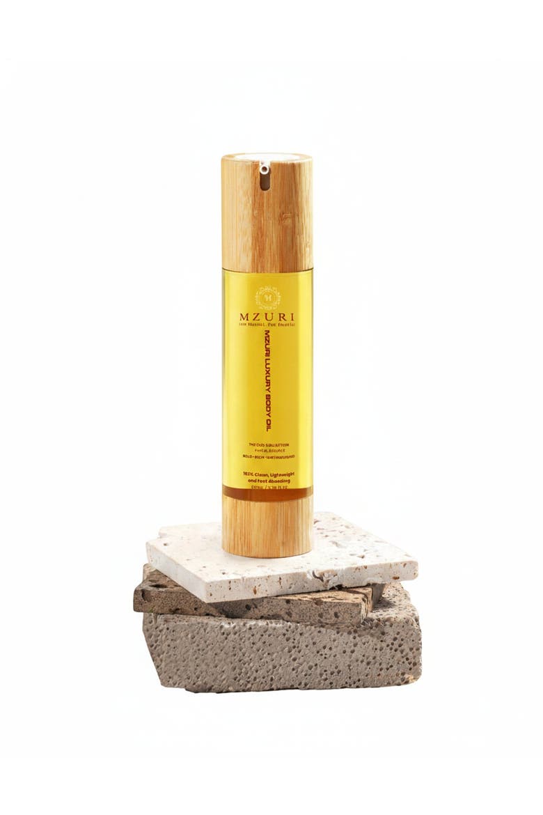 Mzuri Luxury Body Oil, Main, color, Clear Yellow