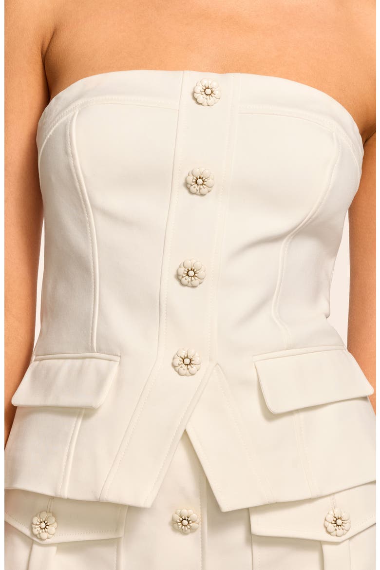 Eva Strapless Top, Alternate, color, IVORY