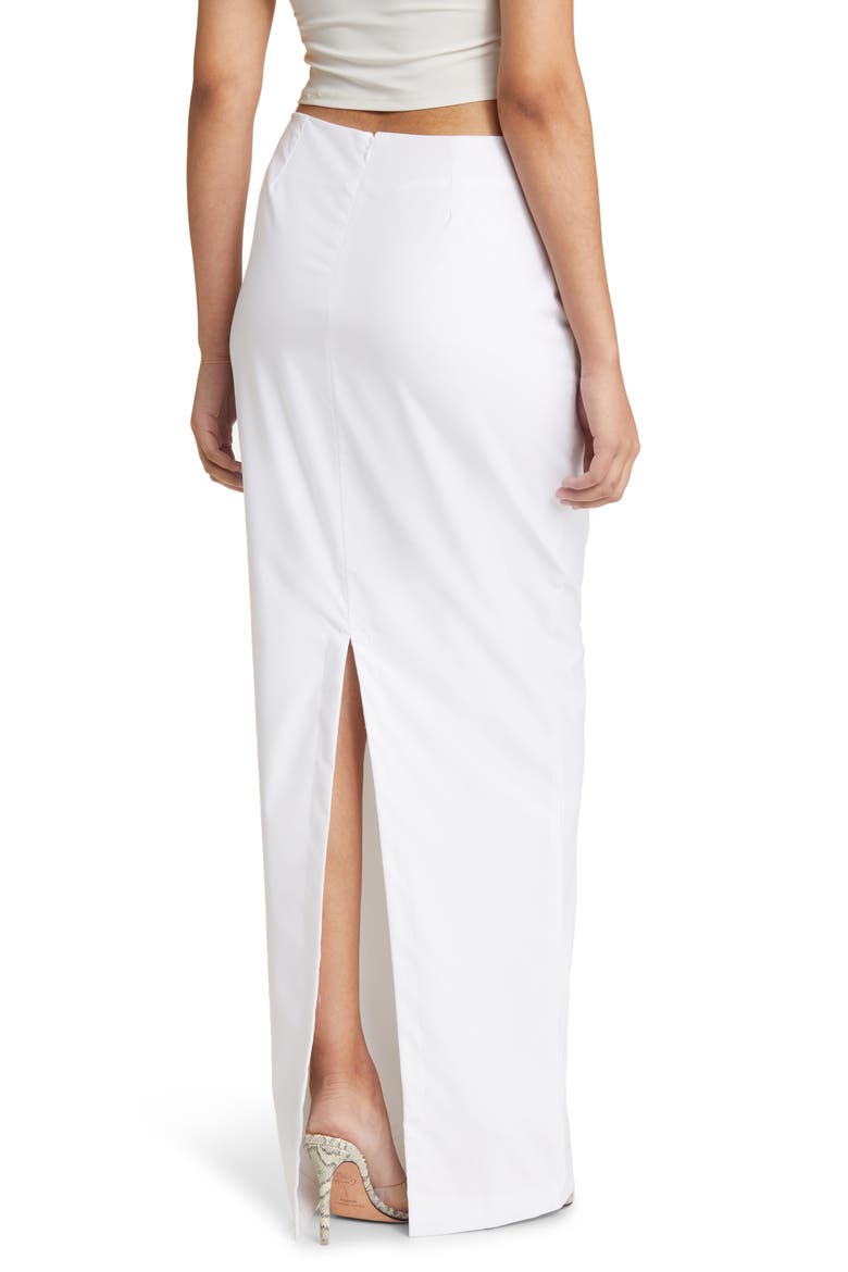 Far From Casual Maxi Skirt, Alternate, color, WHITE