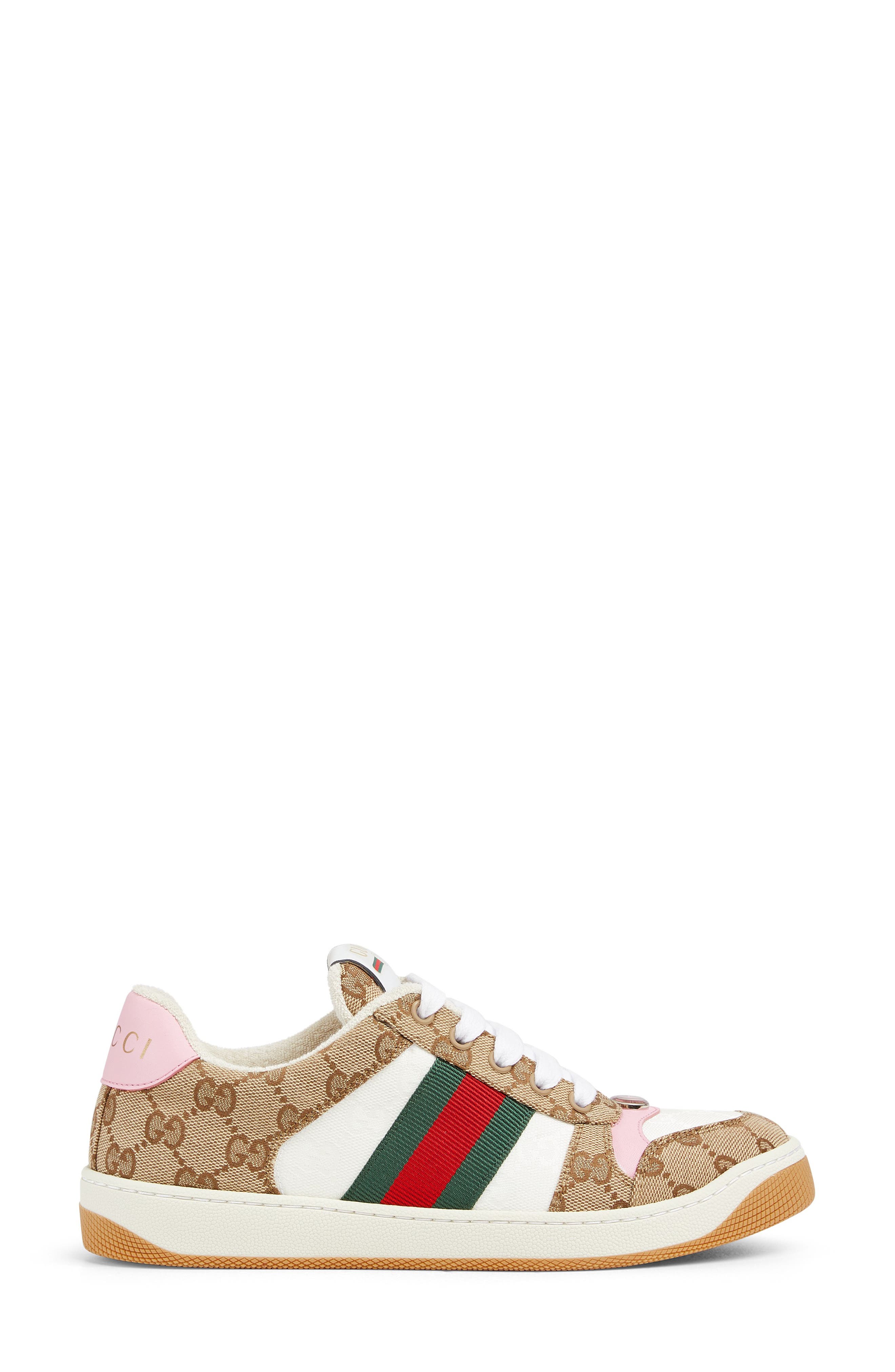 Gucci Screener Sneaker, Alternate, color, Beige