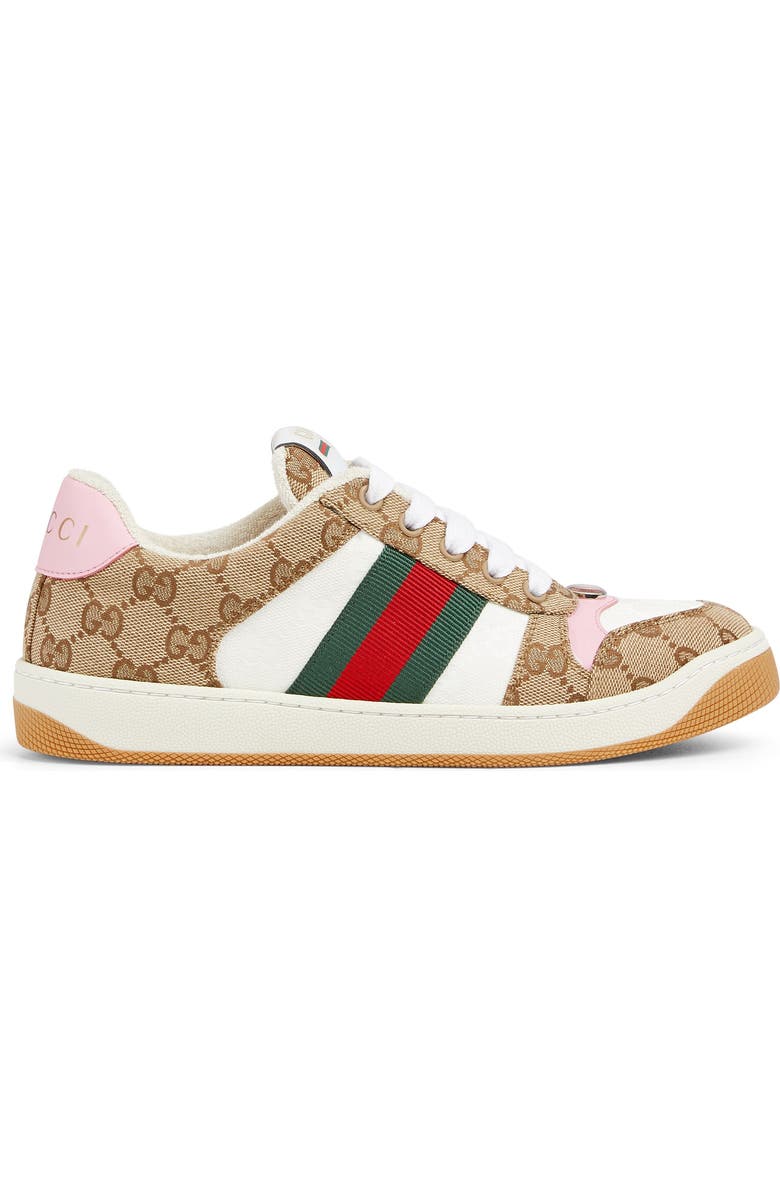 Gucci Screener Sneaker, Alternate, color, Beige