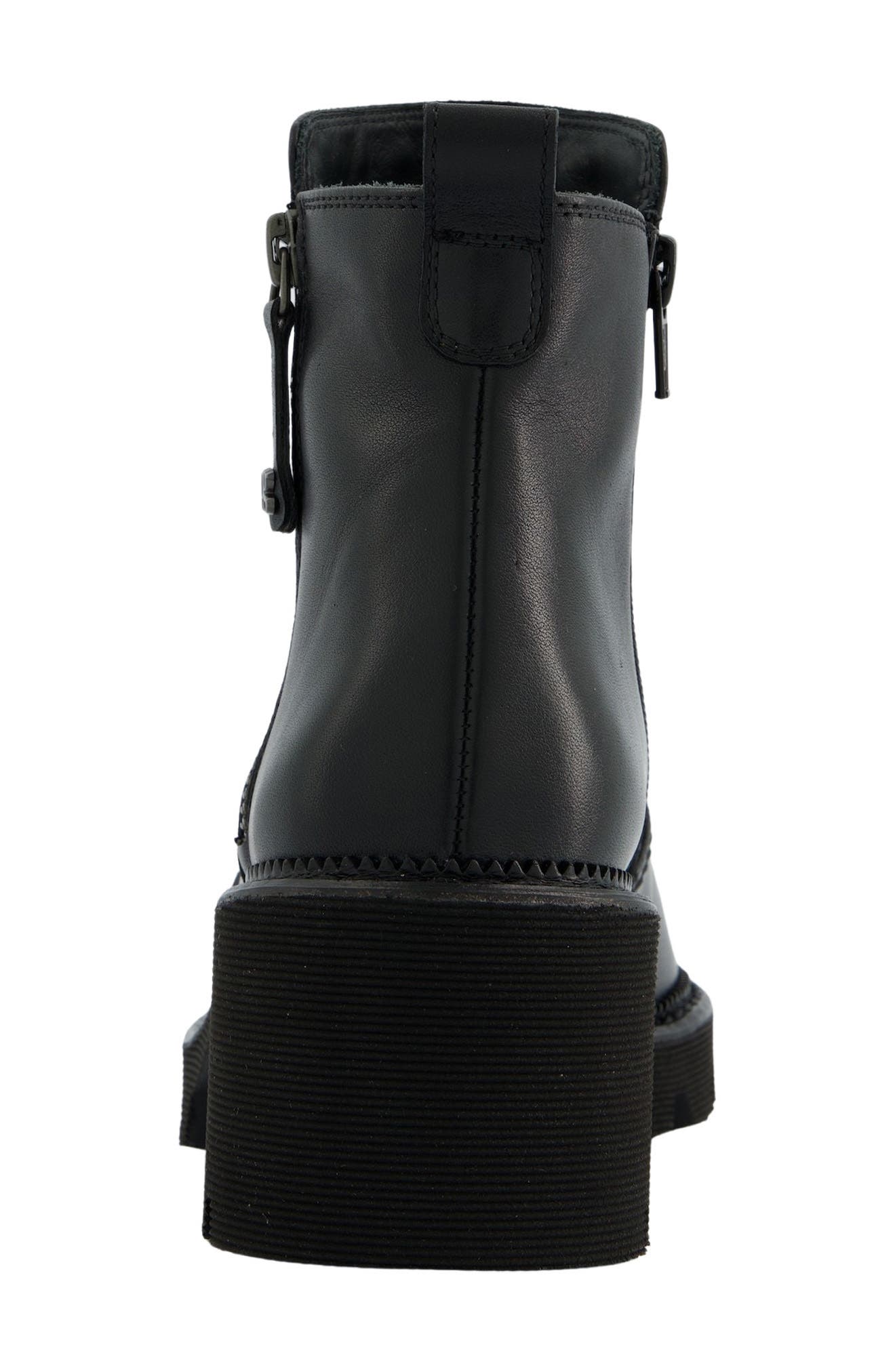 Paul Green Carina Block Heel Bootie, Alternate, color, Black Leather