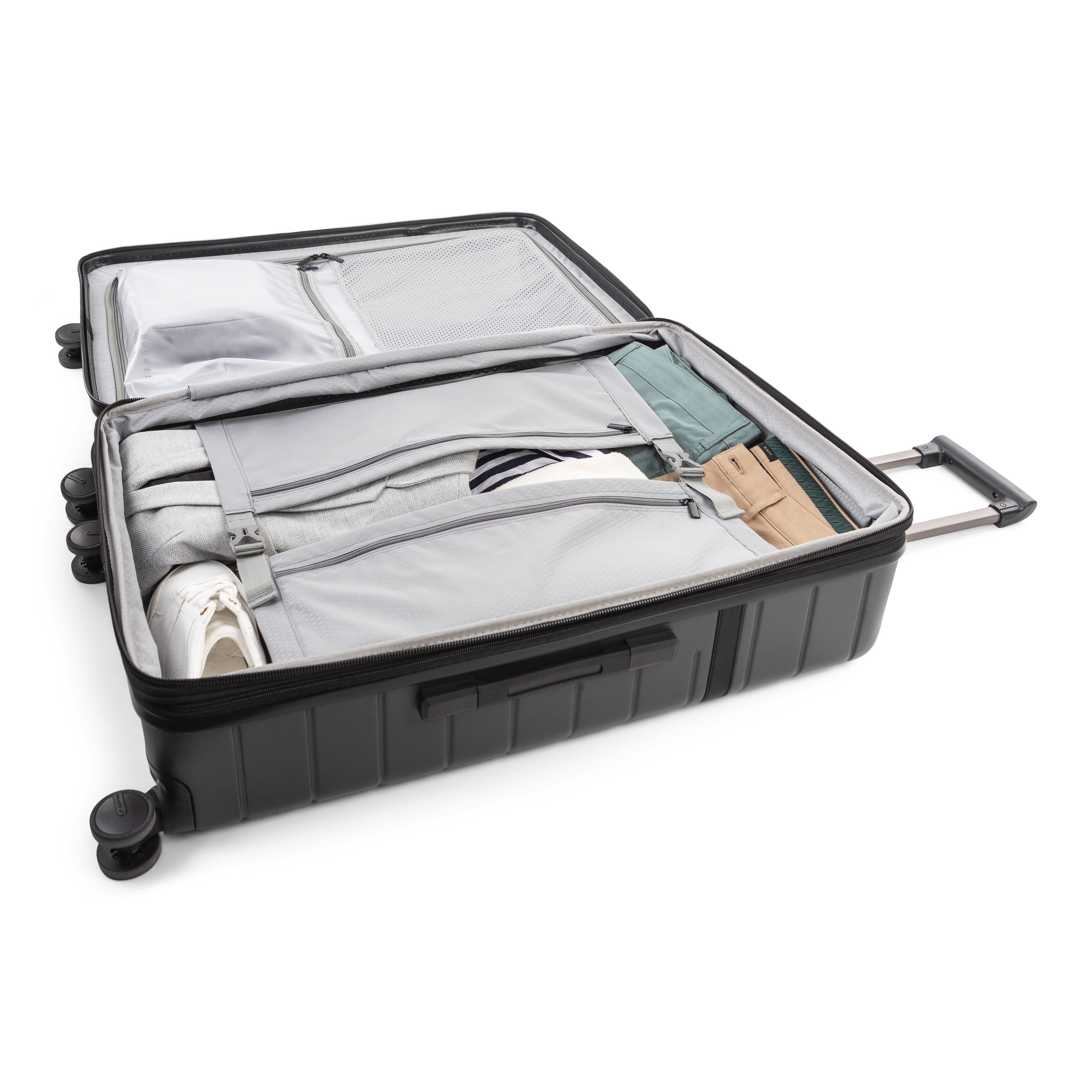 bugatti Hamburg Hardside Large Luggage with Expansion, Alternate, color, 