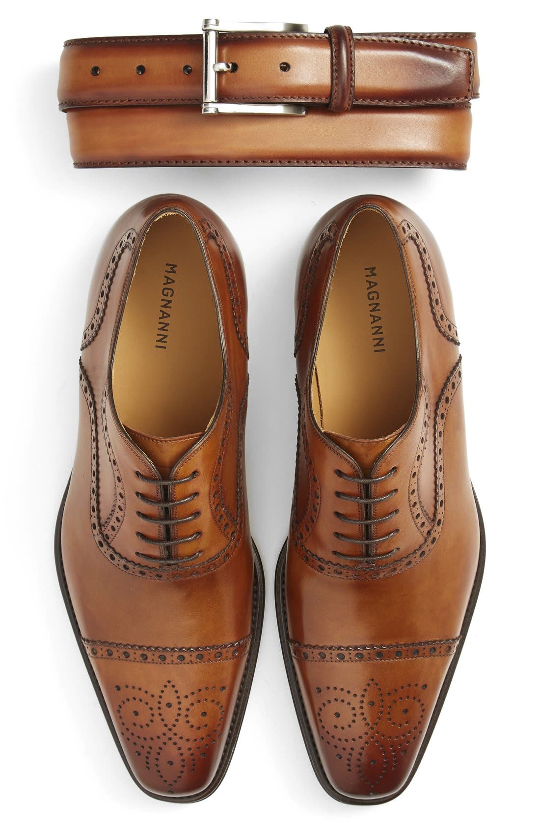 Magnanni 'Santiago' Cap Toe Oxford, Alternate, color, 