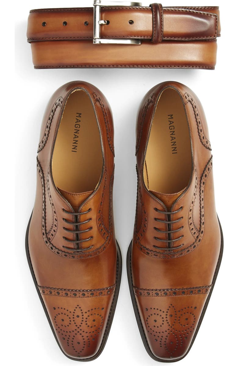 Magnanni 'Santiago' Cap Toe Oxford, Alternate, color,