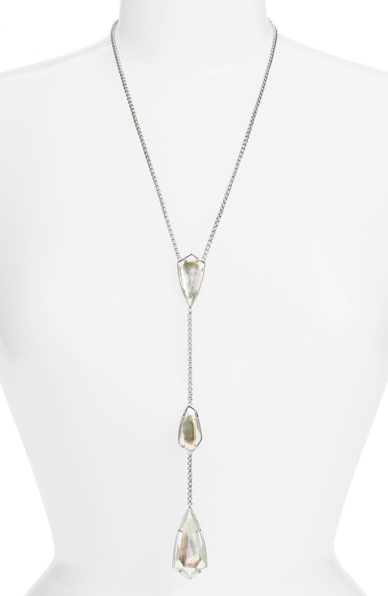 Kendra Scott Y-Chain Necklace, Main, color, 