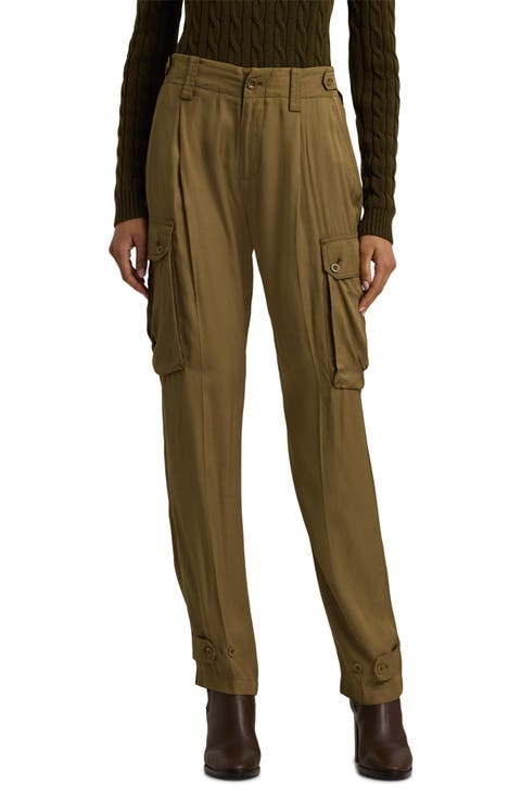 Twill Cargo Pants (Petite)