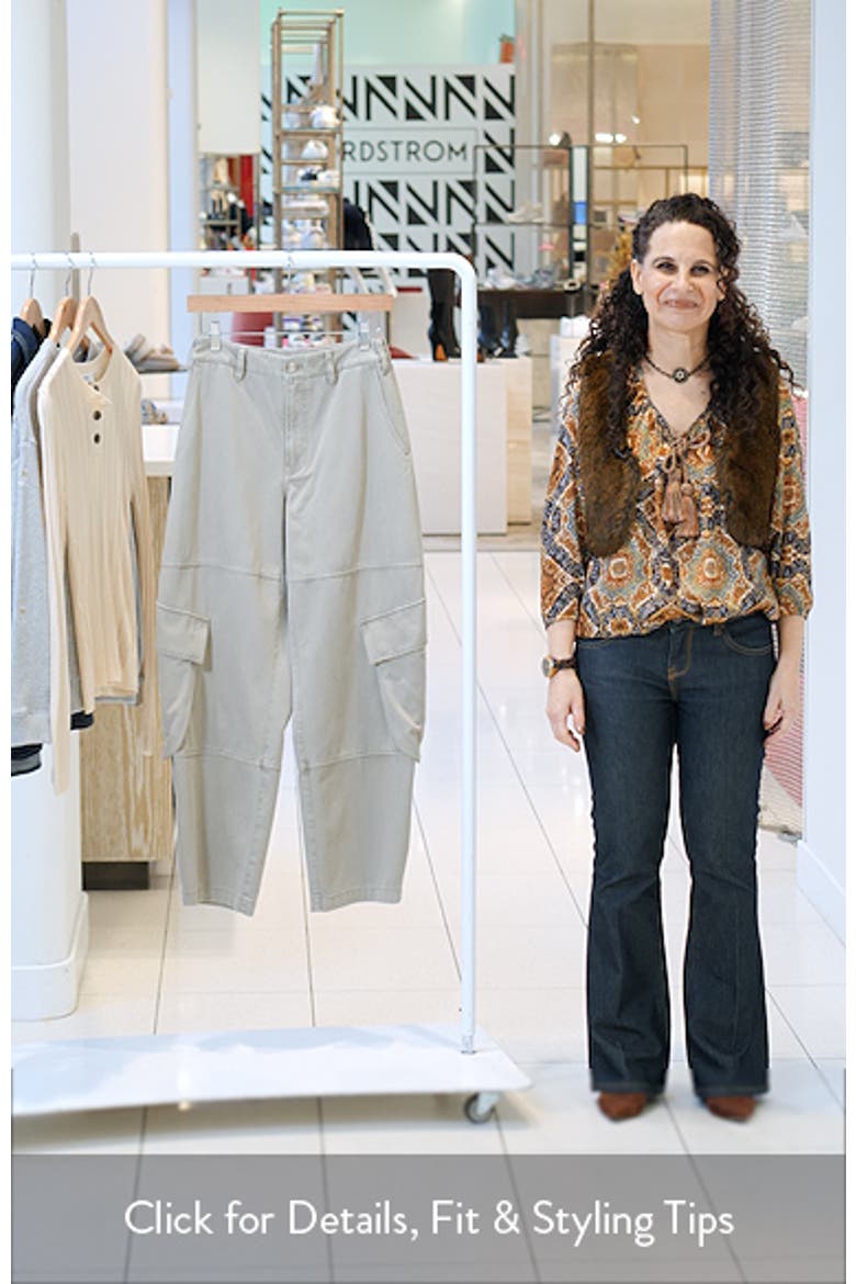 The Bubble Barrel Leg Cargo Pants video