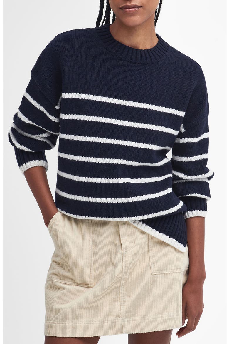 Belmore Crewenck Sweater, Main, color, NAVY