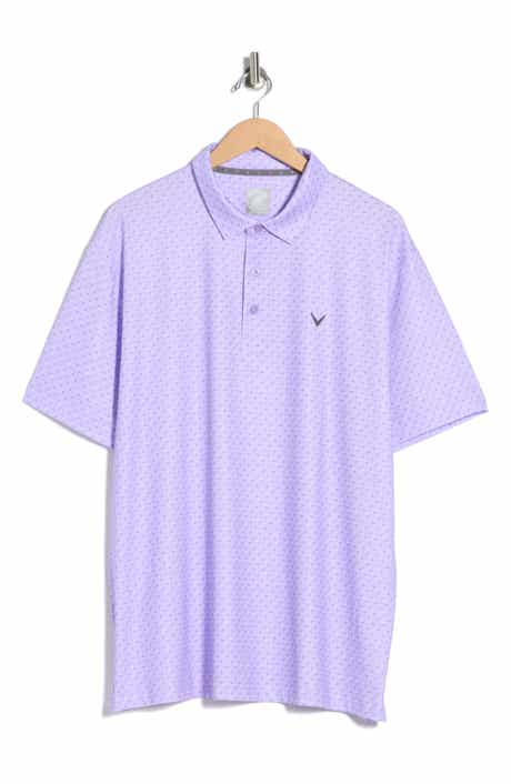 Callaway Chevron Print Twill Polo
