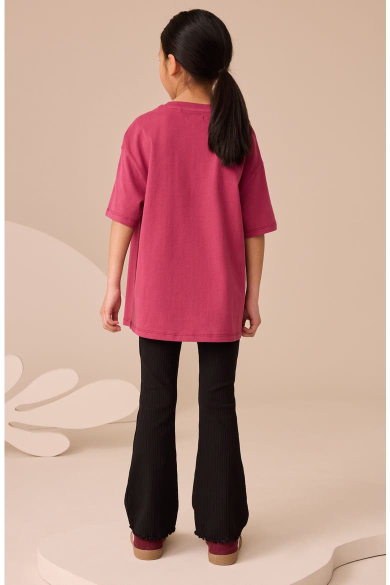 Kids' Cake Oversize Cotton Graphic T-Shirt, Alternate, color, BURGUNDY RED