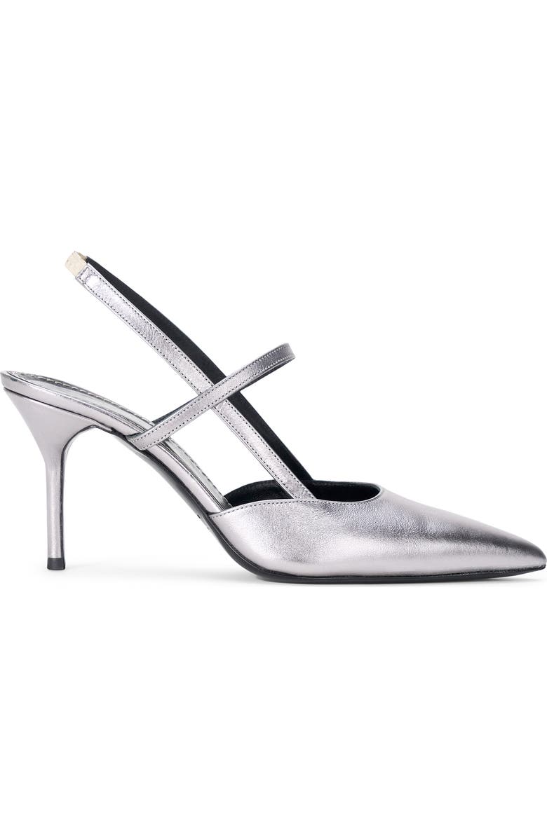 STAUD Sebastian Slingback Sandal, Alternate, color, Pewter