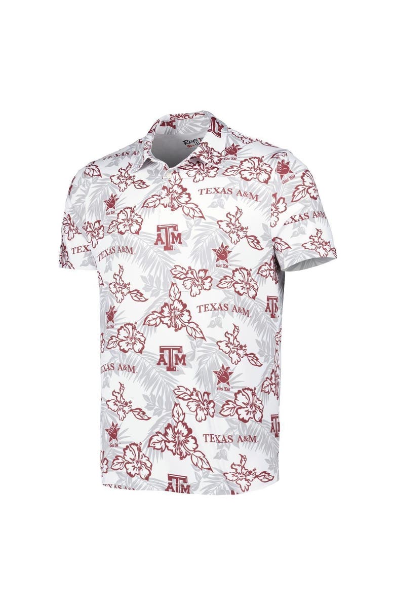 Reyn Spooner Men's Reyn Spooner White Texas A&M Aggies Performance Polo, Alternate, color, 