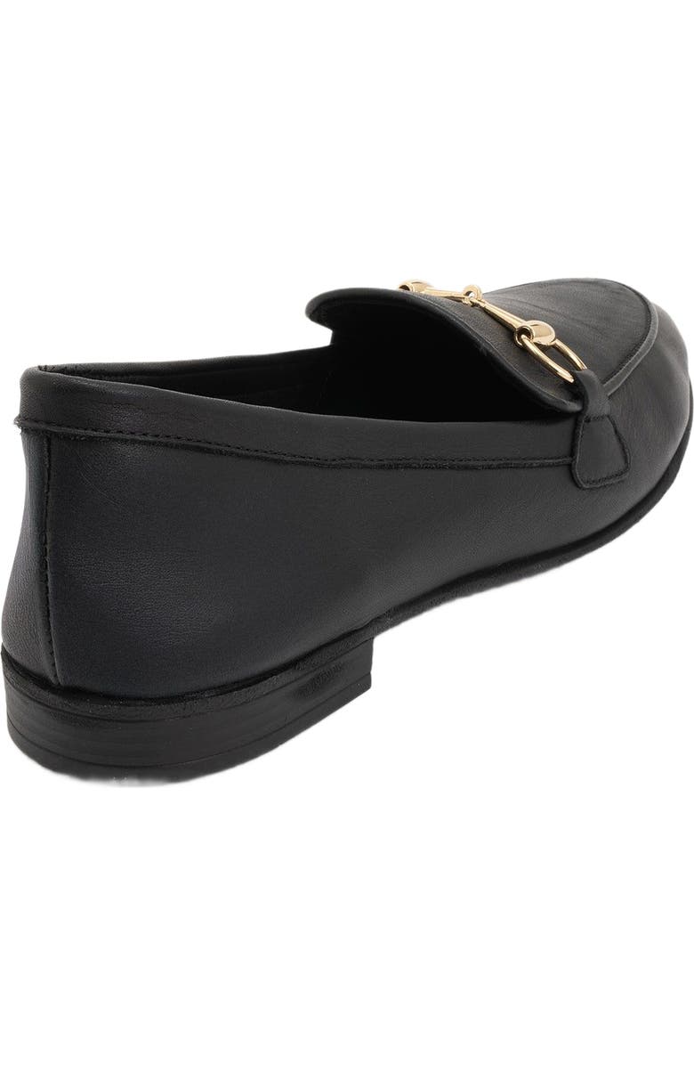 Forever & Always Shoes Rory Leather Bit Loafer, Alternate, color, Black Leather