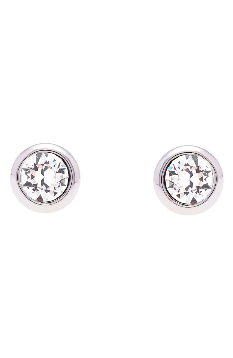 Ted Baker London Sinaa Crystal Stud Earrings, Main, color, Crystal/ Silver